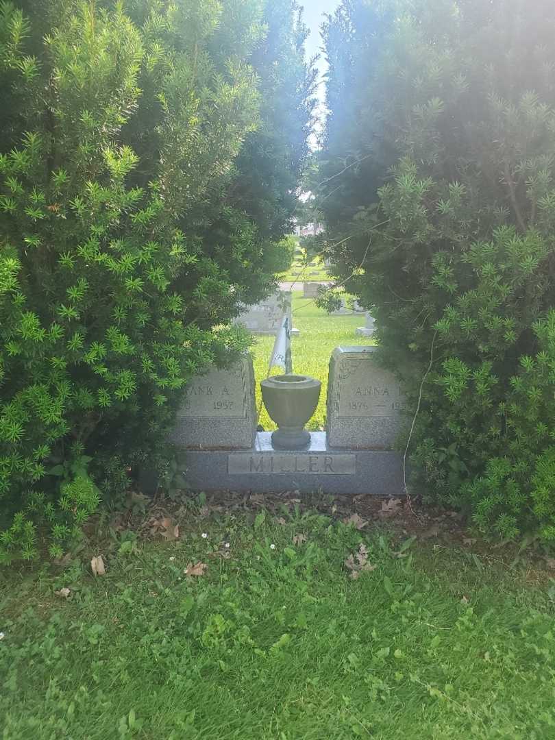 Frank A. Miller's grave. Photo 2