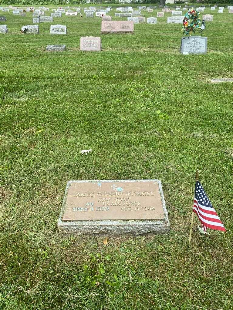 James Gilbert Koagel's grave. Photo 2