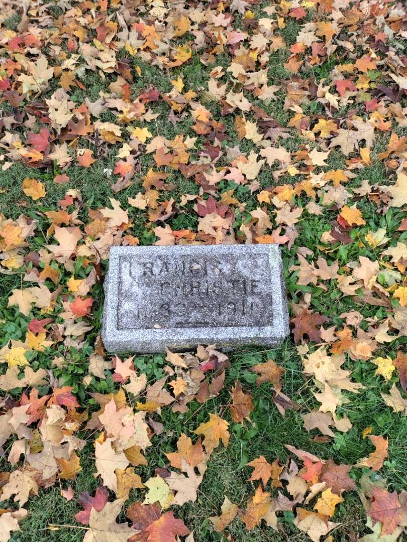 Francis Christie's grave. Photo 2