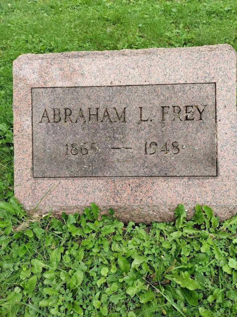 Abraham L. Frey's grave. Photo 2