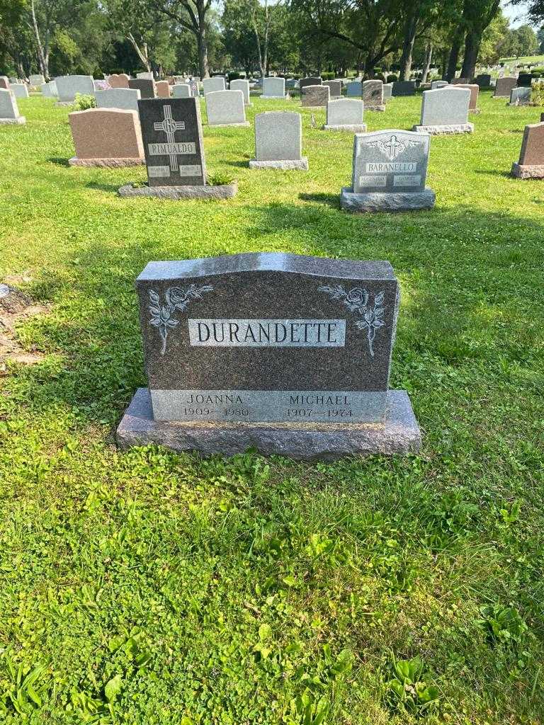 Joanna Durandette's grave. Photo 2