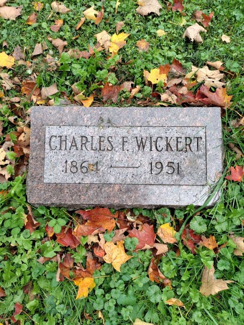 Charles F. Wickert's grave. Photo 3