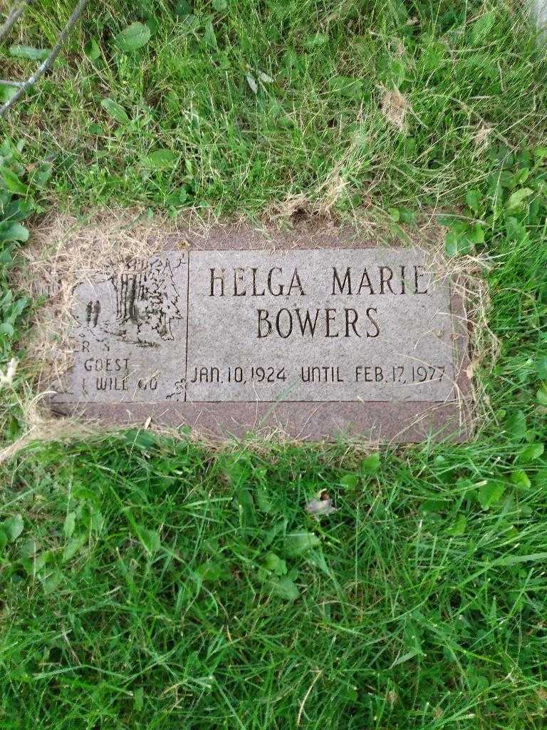 Helga Marie Bowers's grave. Photo 3