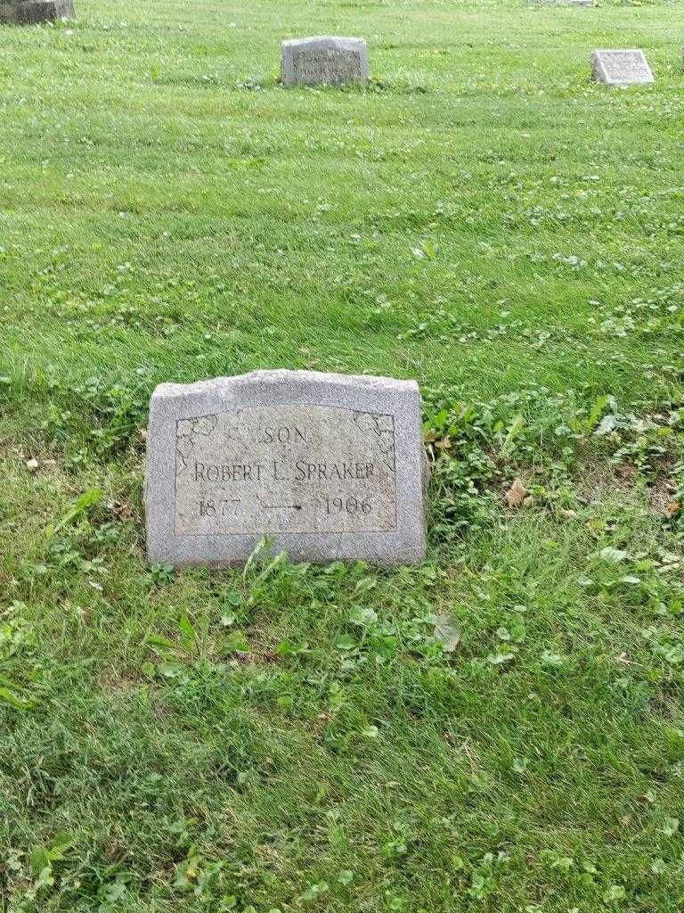 Robert L. Spraker's grave. Photo 2