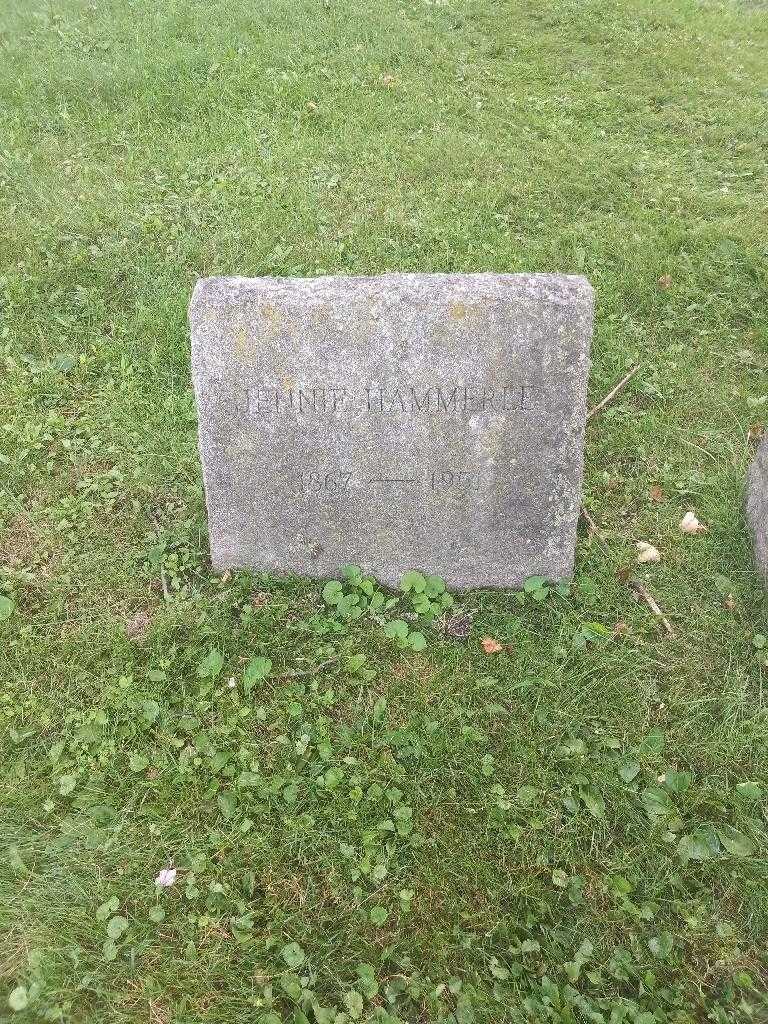 Jennie B. Hammerle's grave. Photo 2