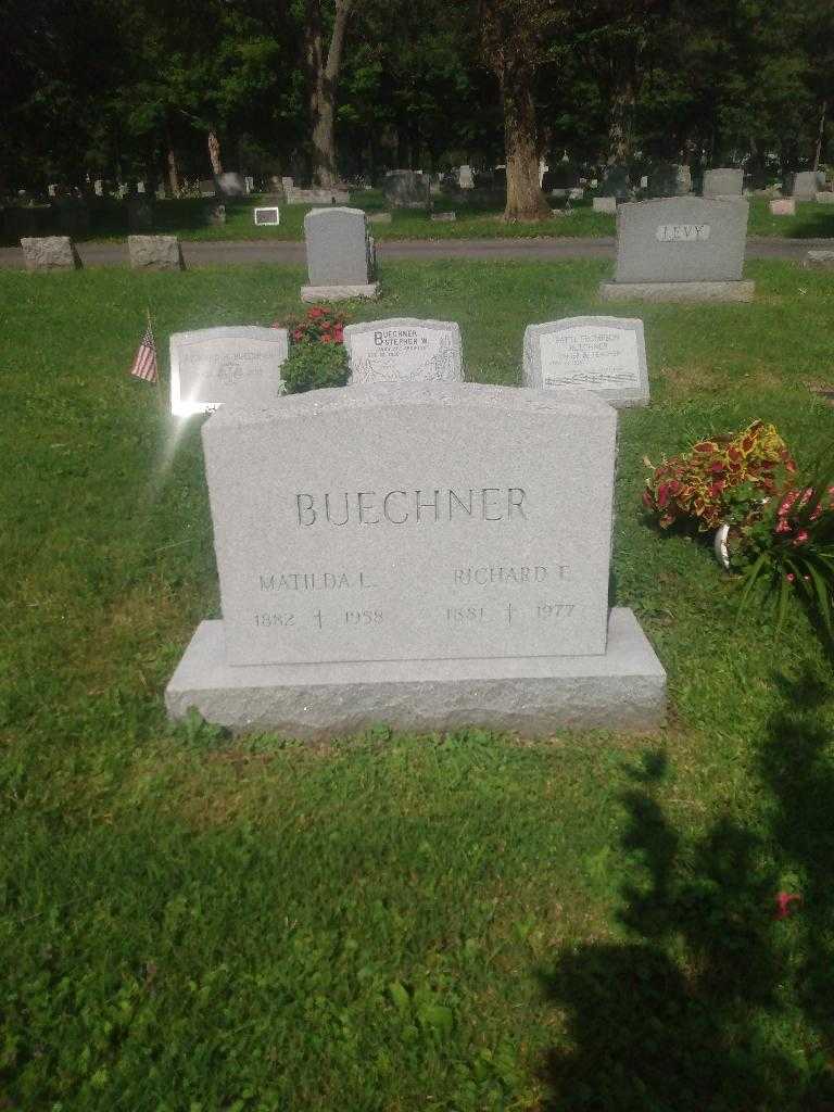 Matilda L. Buechner's grave. Photo 2