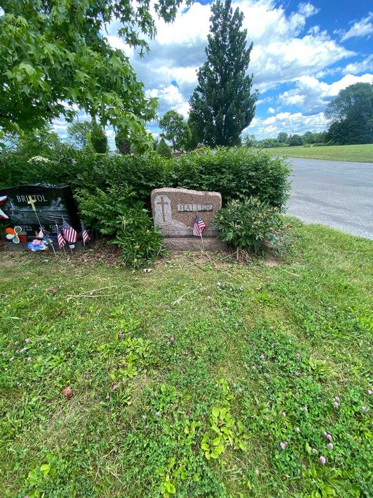 Edward J. Haller's grave. Photo 1