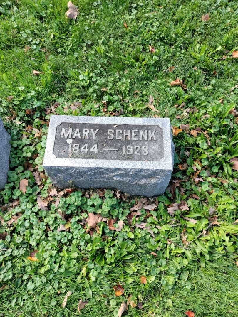 Mary Schenk's grave. Photo 2