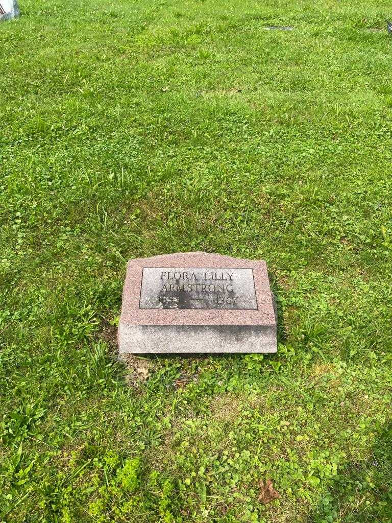 Flora Lilly Armstrong's grave. Photo 1