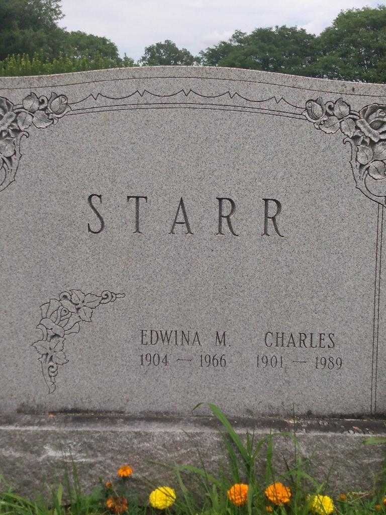 Edwina M. Starr's grave. Photo 3