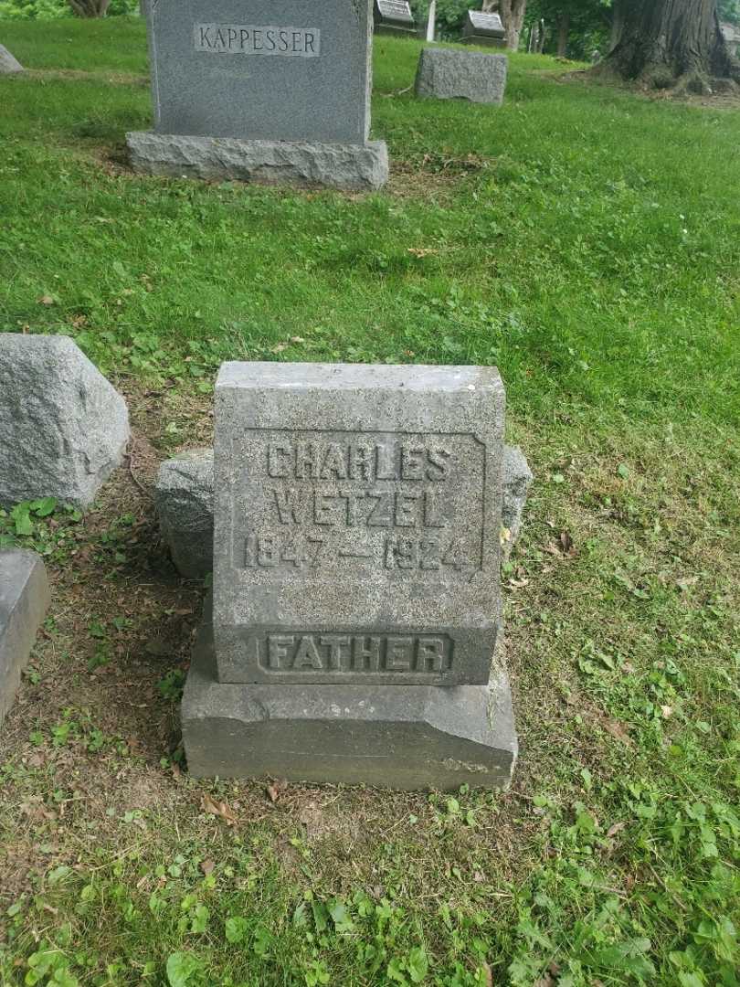 Charles G. "Chas" Wetzel's grave. Photo 2