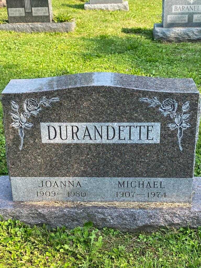 Michael Durandette's grave. Photo 3