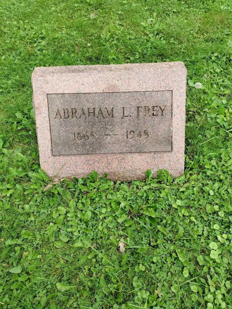 Abraham L. Frey's grave. Photo 3
