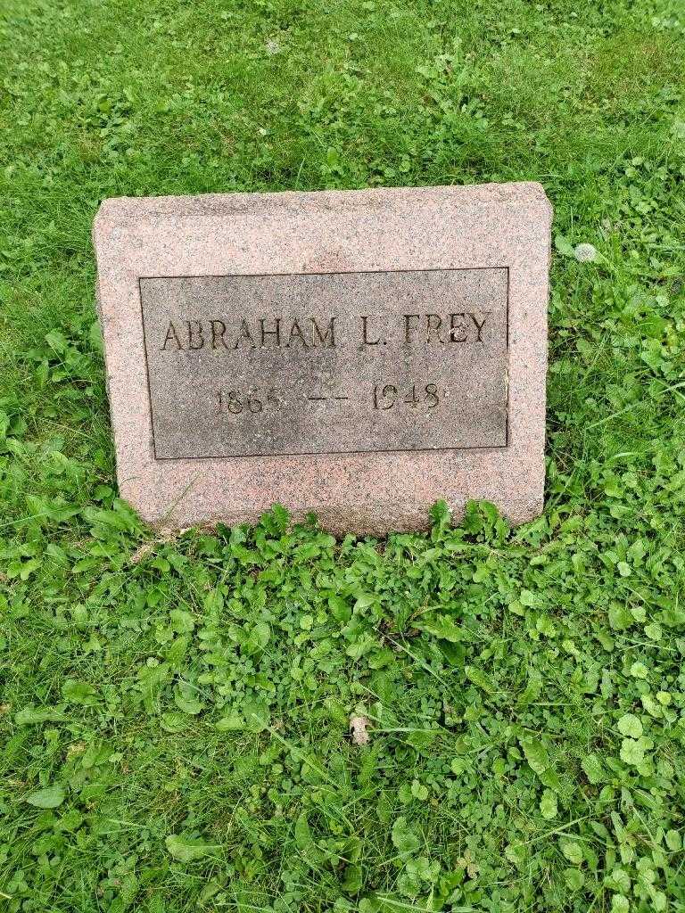 Abraham L. Frey's grave. Photo 3