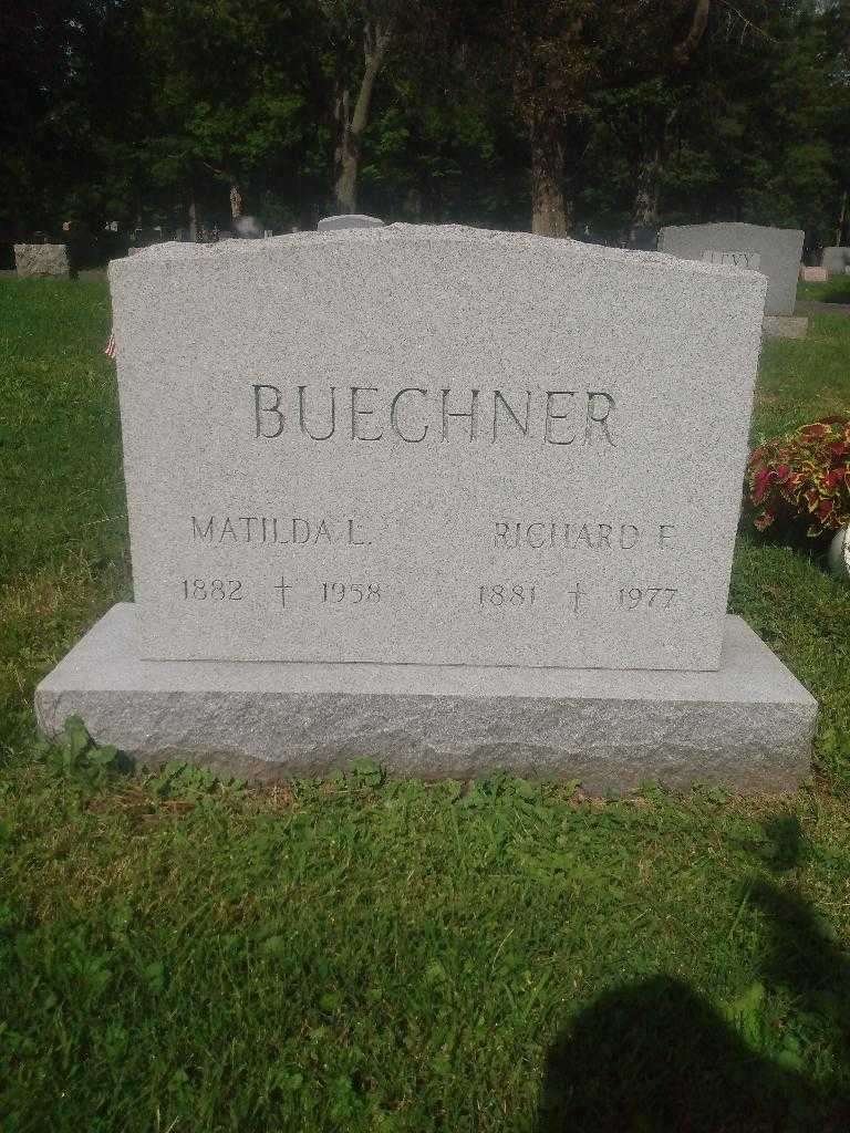 Matilda L. Buechner's grave. Photo 3