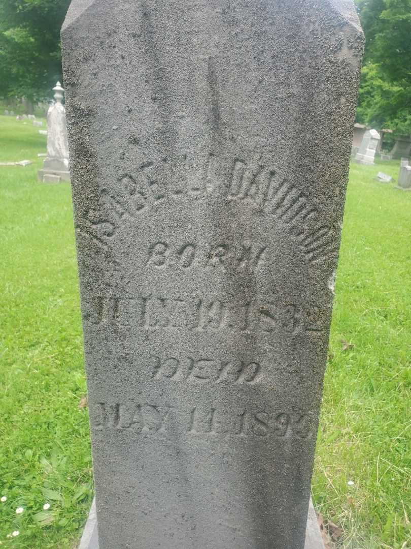 Isabella Davidson's grave. Photo 3
