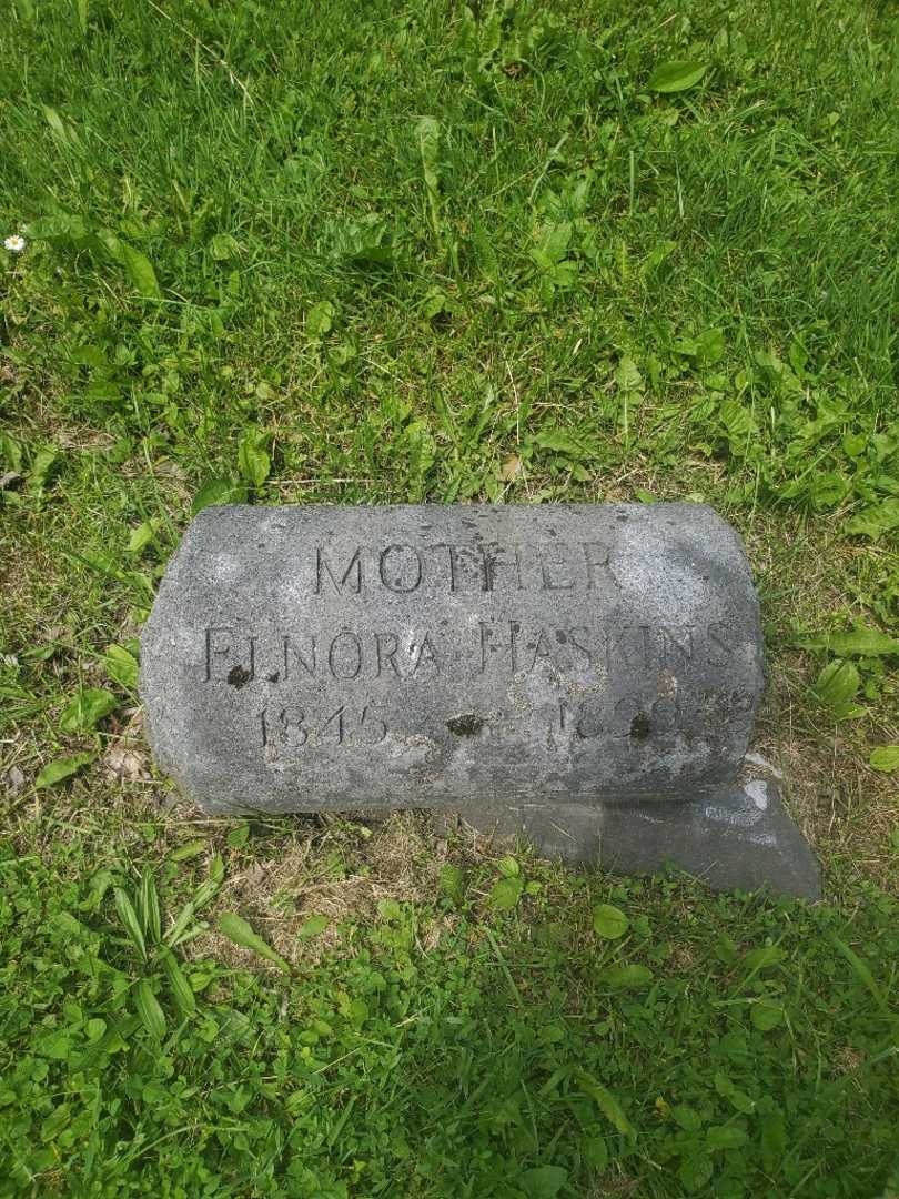 Elnora Haskins's grave. Photo 4