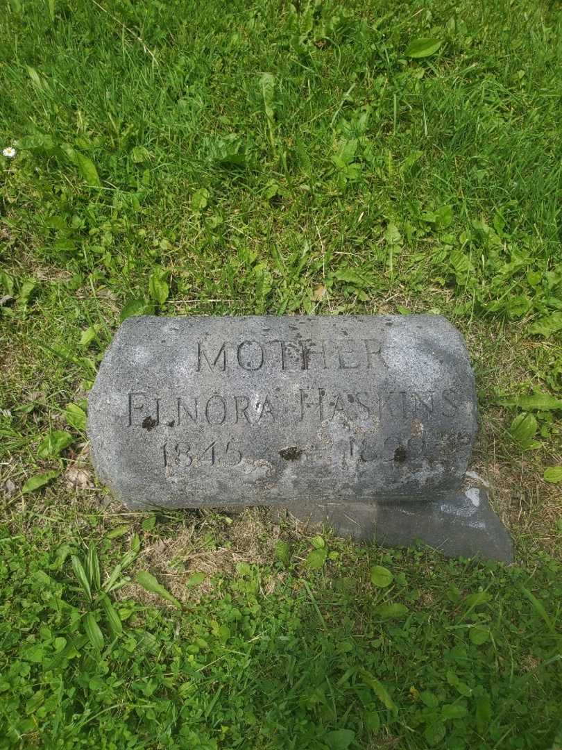 Elnora Haskins's grave. Photo 3