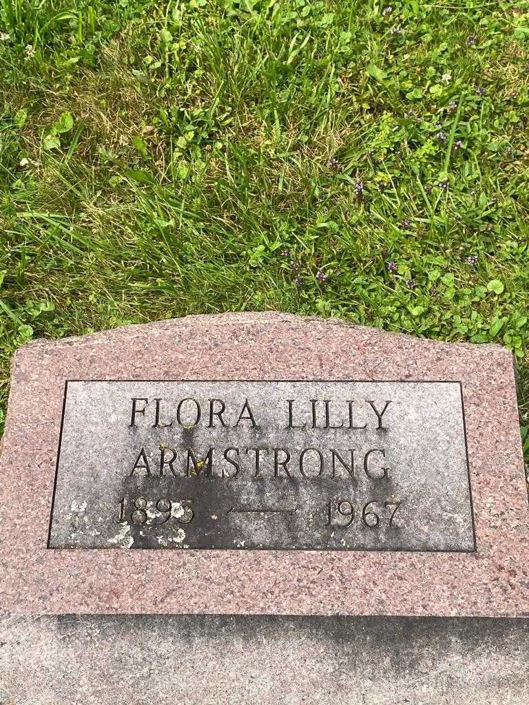 Flora Lilly Armstrong's grave. Photo 2