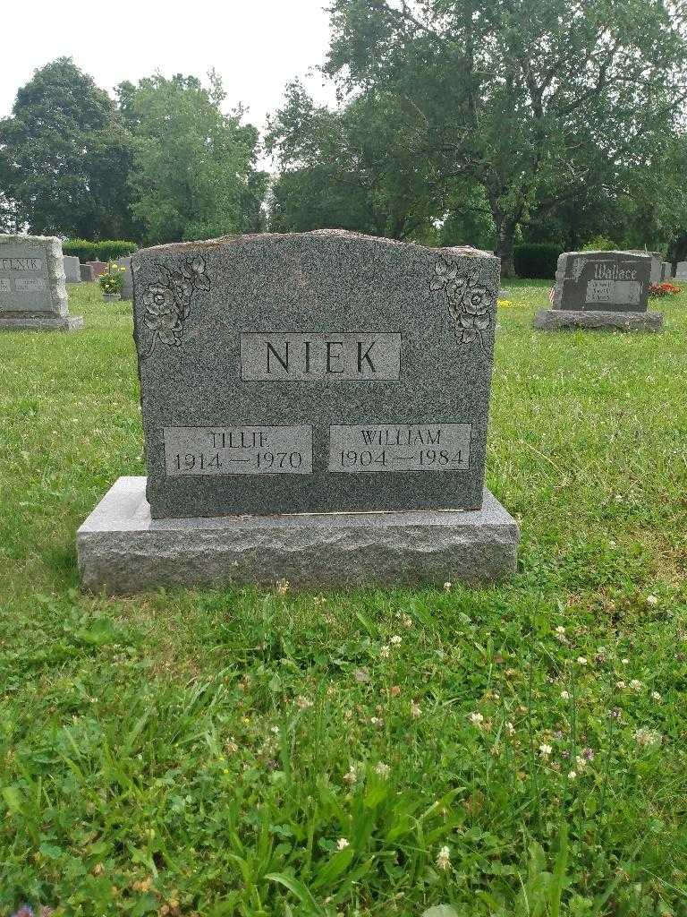 Tillie Niek's grave. Photo 1