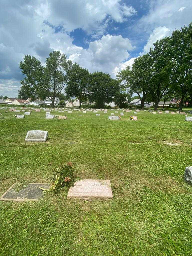 Bruce E. Ackley's grave. Photo 1