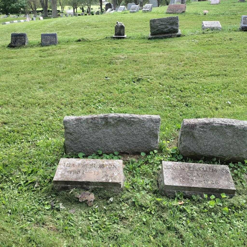 Ida H. Thurston's grave. Photo 1