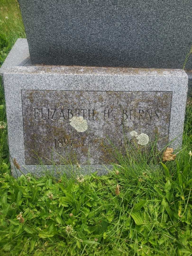 Elizabeth Helen Burns's grave. Photo 3