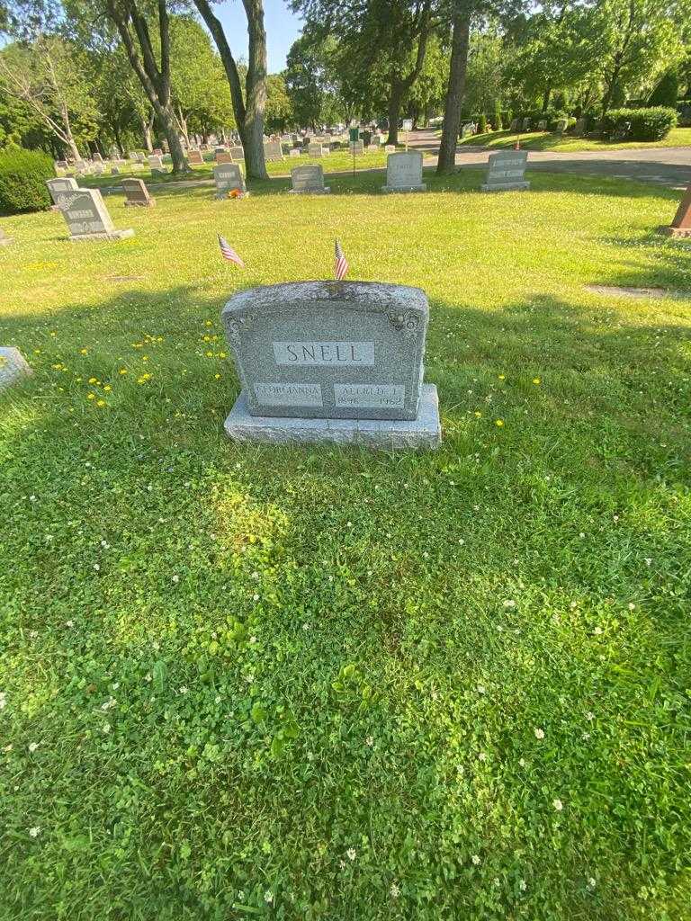 Alfred J. Snell's grave. Photo 1