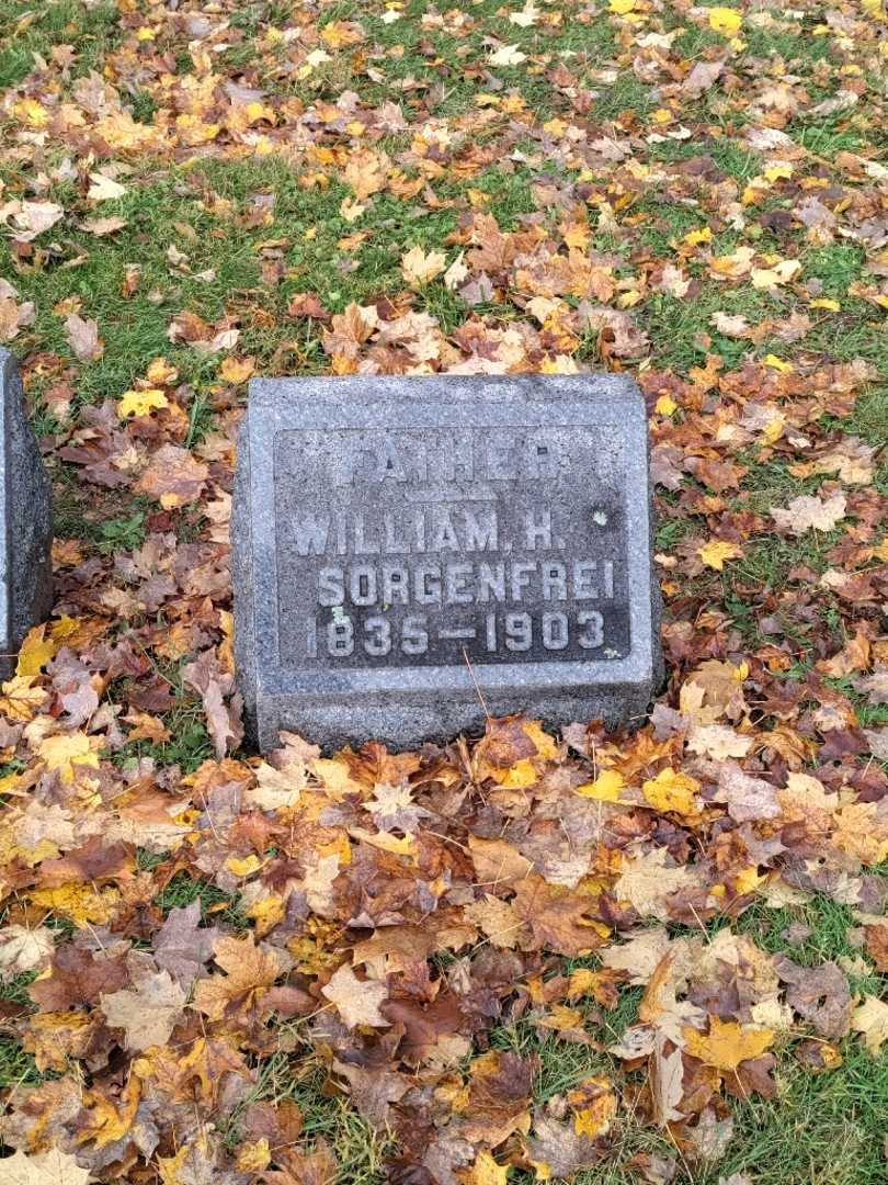 William H. Sorgenfrei's grave. Photo 2