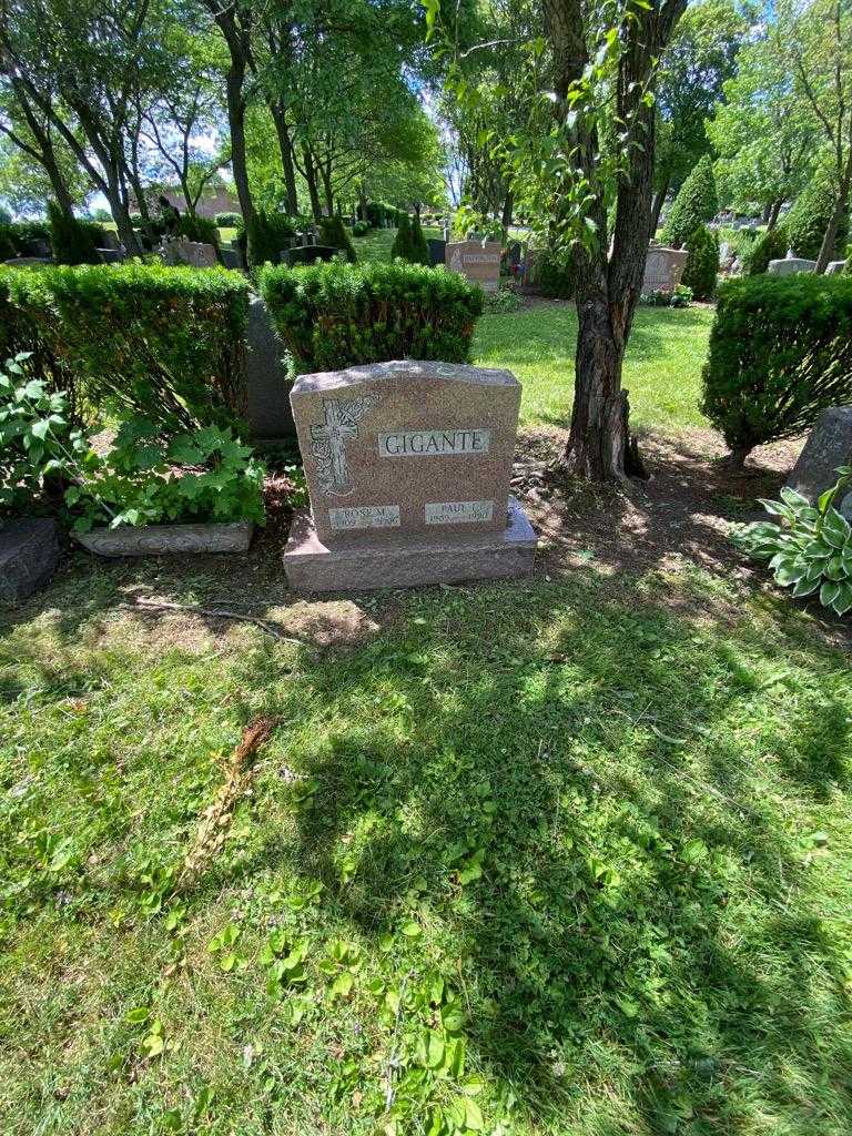 Rose M. Gigante's grave. Photo 1