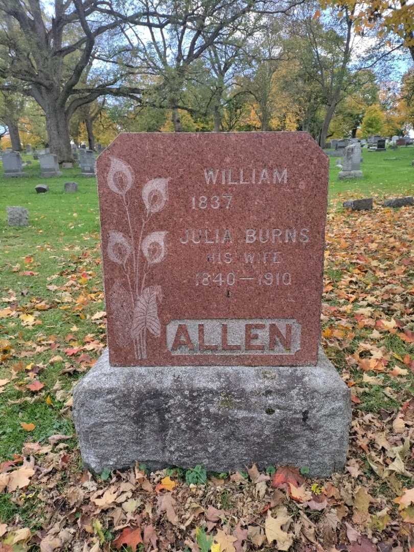 William Allen's grave. Photo 2