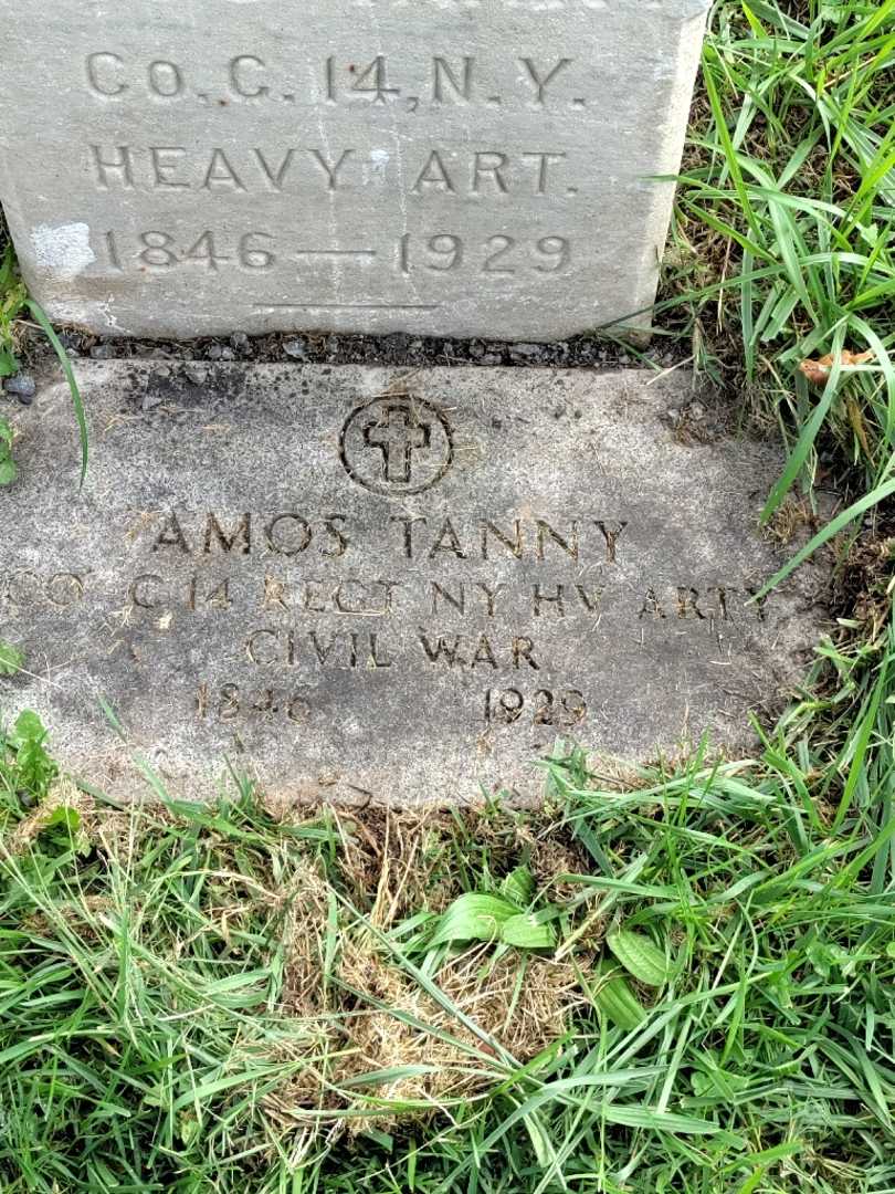 Amos Tanny's grave. Photo 4