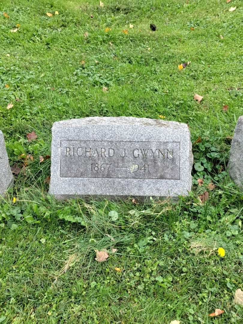 Richard J. Gwynn's grave. Photo 2