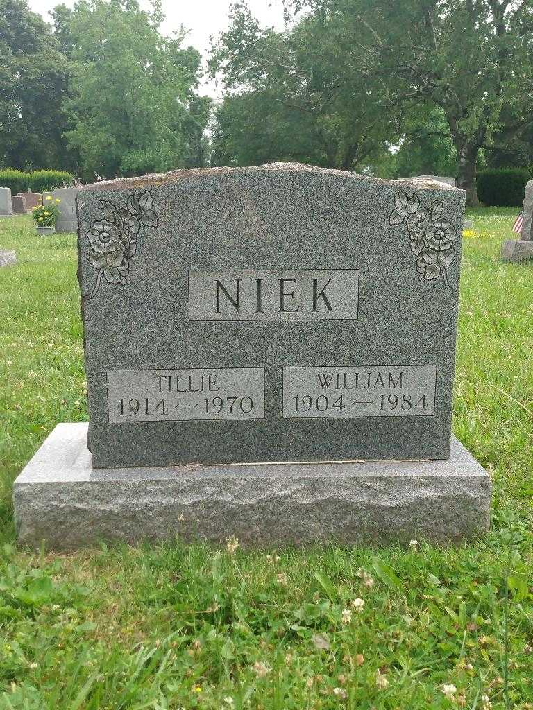 Tillie Niek's grave. Photo 2