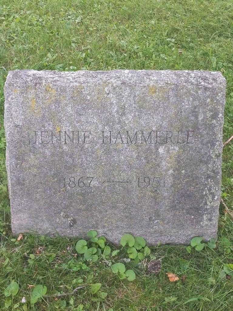 Jennie B. Hammerle's grave. Photo 3