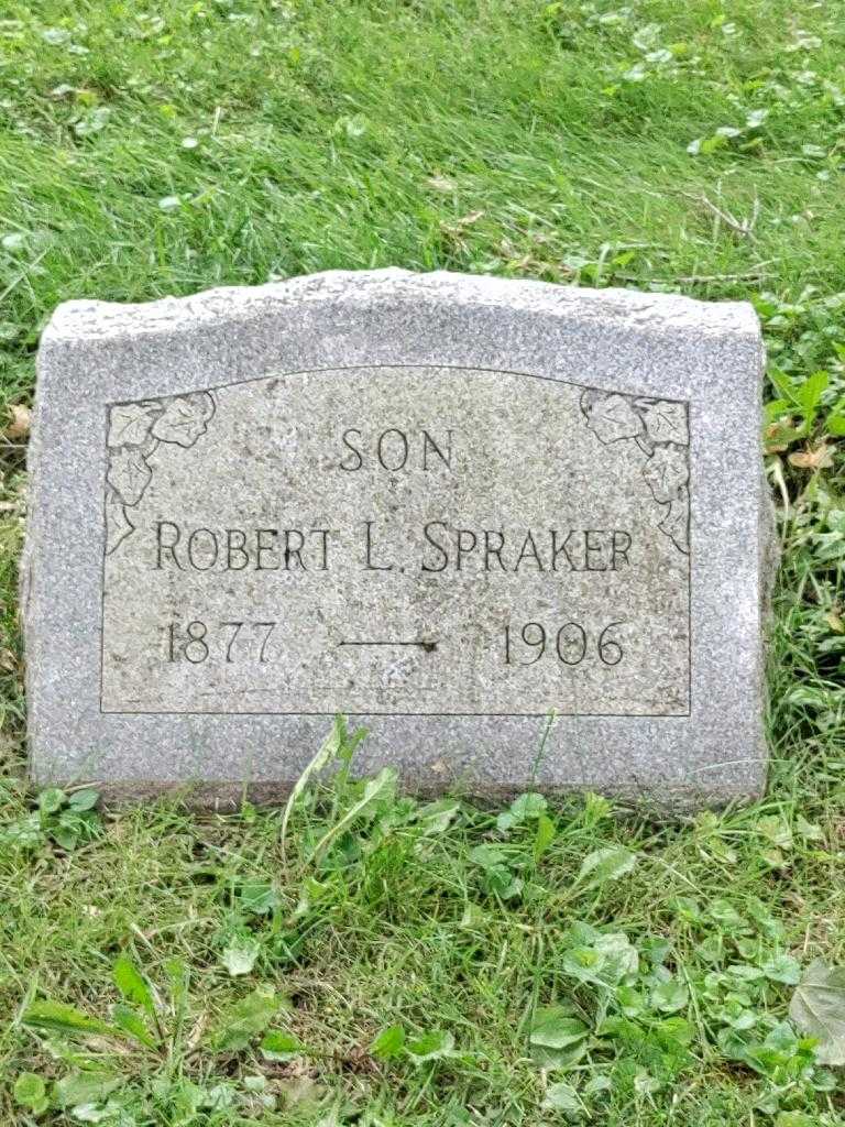 Robert L. Spraker's grave. Photo 3