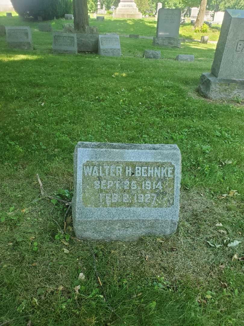 Walter Herman Behnke's grave. Photo 2