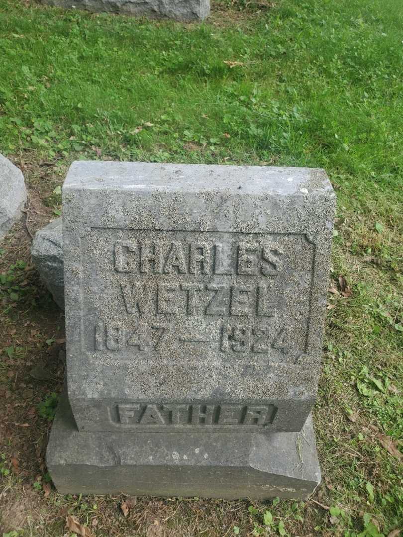 Charles G. "Chas" Wetzel's grave. Photo 3