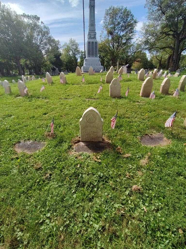 Albert Ed. A. Engle's grave. Photo 1