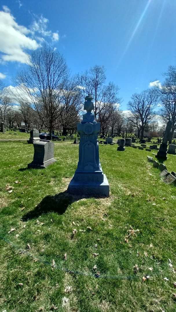 Calvin A. Gilbert's grave. Photo 2