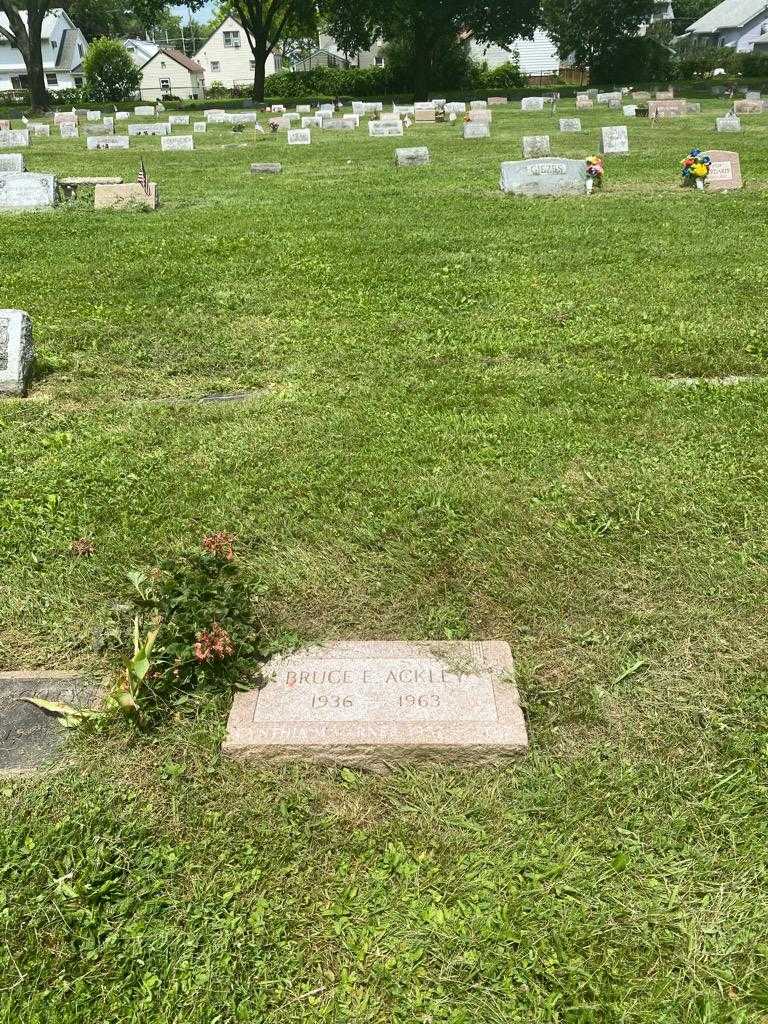 Bruce E. Ackley's grave. Photo 2