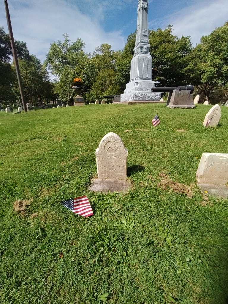 John Abram Gilcher's grave. Photo 1