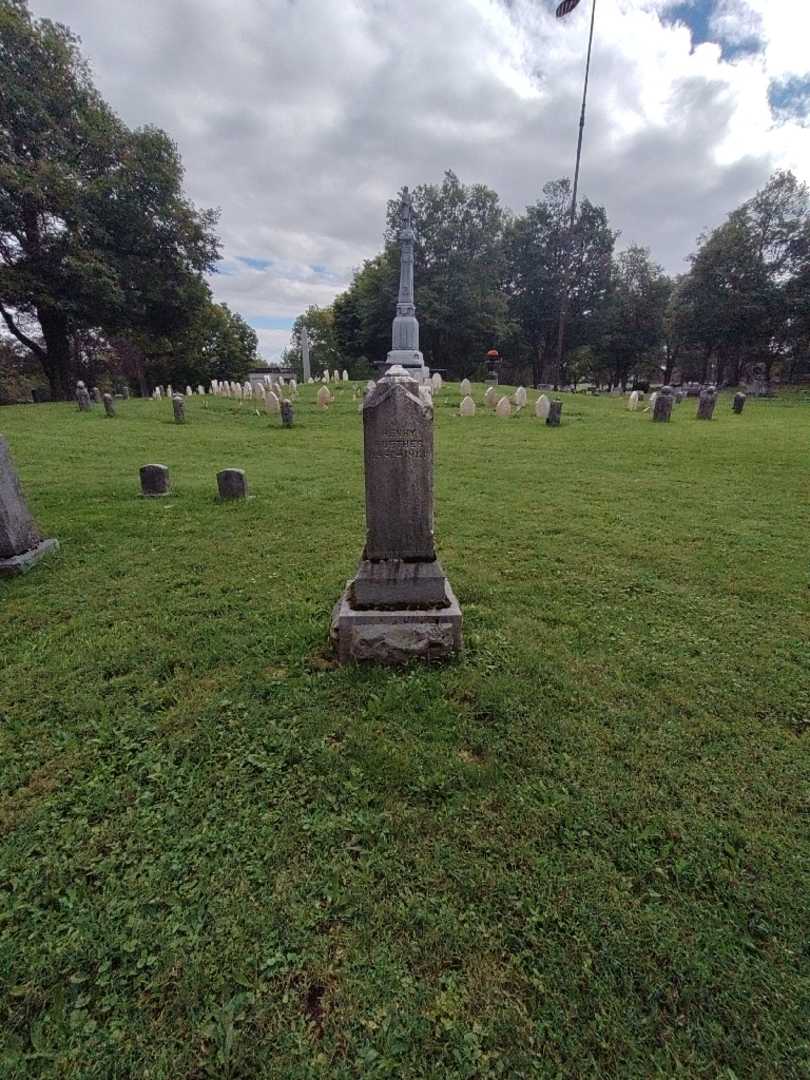 Henry Ruether's grave. Photo 1