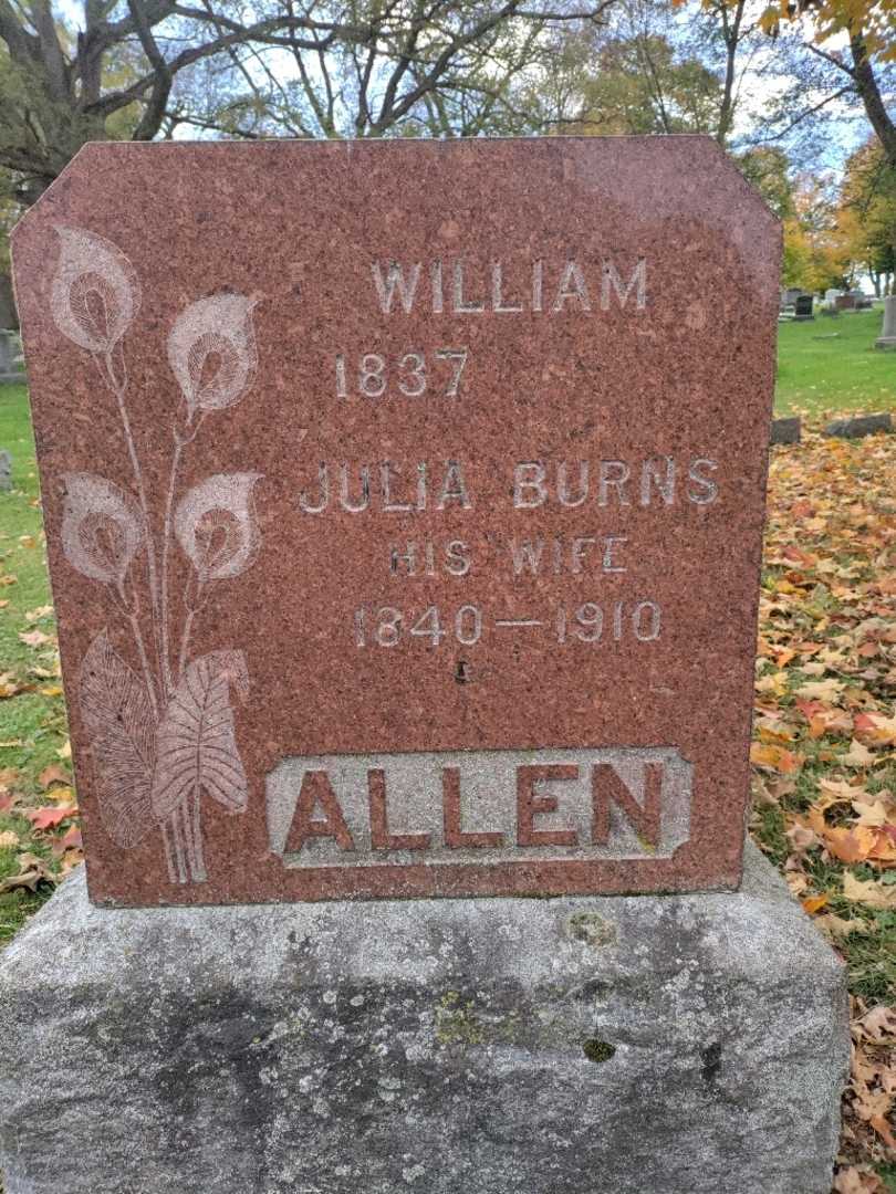 William Allen's grave. Photo 3
