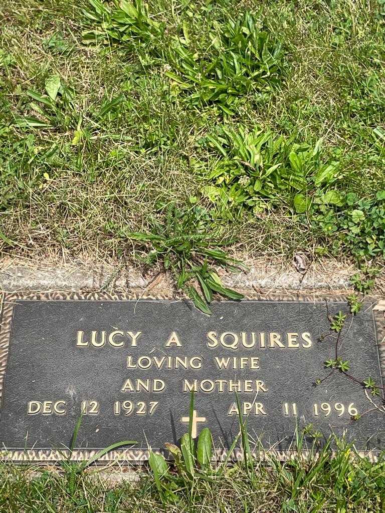 Lucy A. Squires's grave. Photo 3