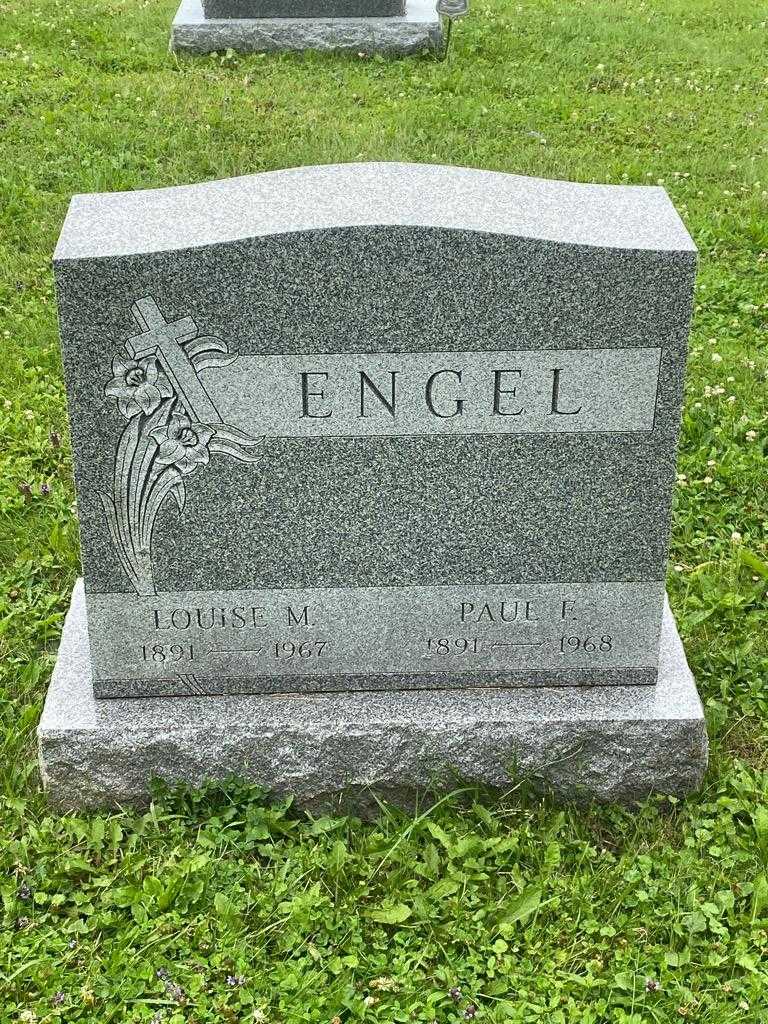 Louise M. Engel's grave. Photo 3