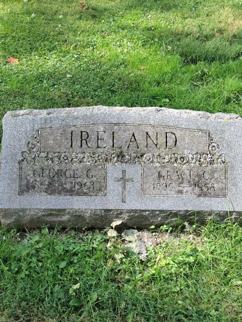 George G. Ireland's grave. Photo 3