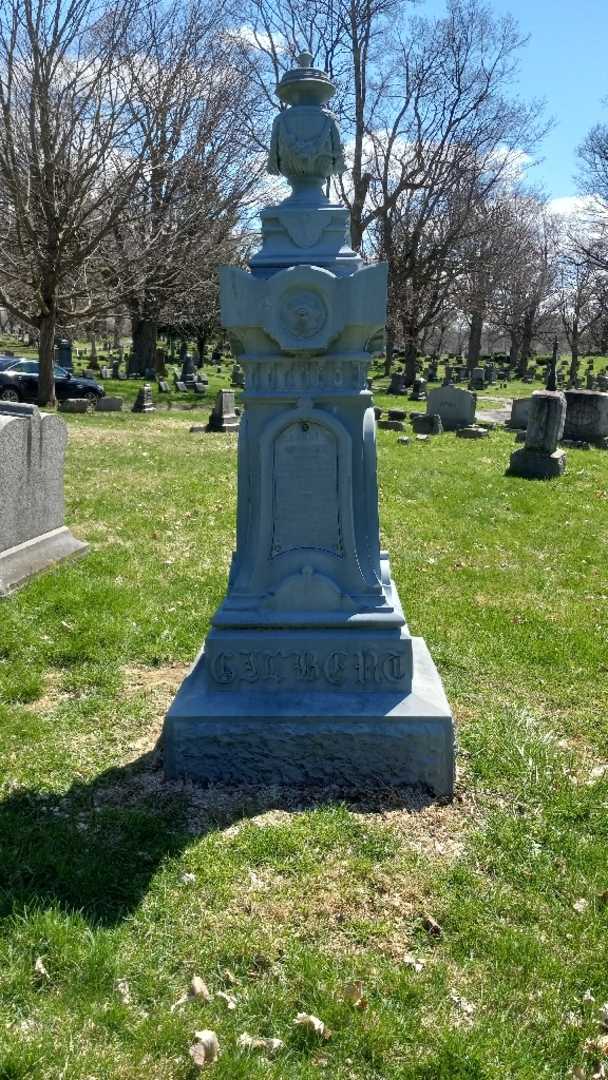 Calvin A. Gilbert's grave. Photo 3