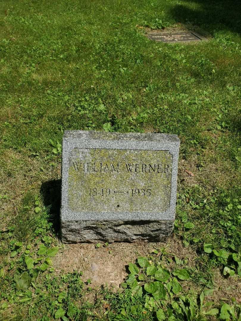 William Werner's grave. Photo 2