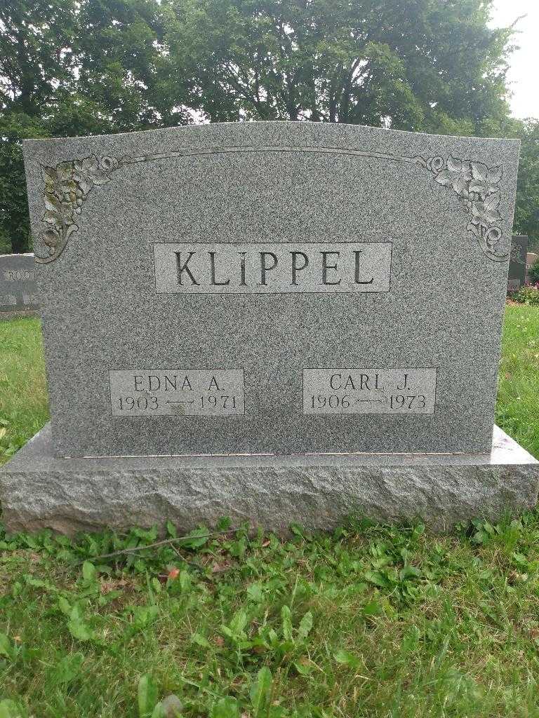 Carl J. Klippel's grave. Photo 2